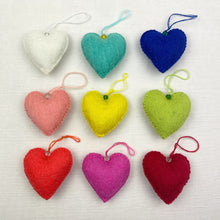 HAIYA Beaded Felt Heart Christmas New Baby Decor