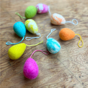 RITA Eco Felt Easter Egg Hanging Decoration