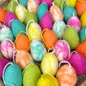 RITA Eco Felt Easter Egg Hanging Decoration