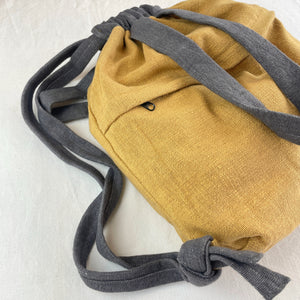 JAMMA 4-in-1 Vegan Reversible Cotton Backpack Tote