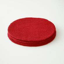 Limited Edition Berry Red Felt Tableware