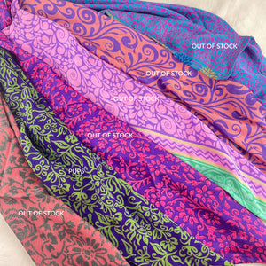 MOHINI Recycled Sari Hair Neck Scarf Square 55cm