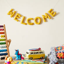 WELCOME Letter Garland Welcome Eco Felt Decor 95cm