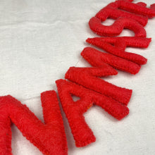 NAMASTE Letter Garland Namaste Eco Felt Decor 95cm