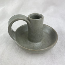 JYOTI Stoneware Hand Candlestick Holder With Plate