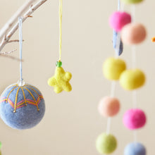 SUDARI Mini Felt Star Hanging Decoration