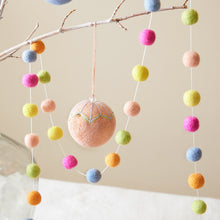 UTSHA Boho Mini Felt Ball Pompom Garland 200cm