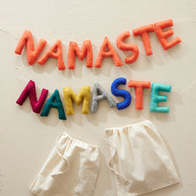 NAMASTE Letter Garland Namaste Eco Felt Decor 95cm