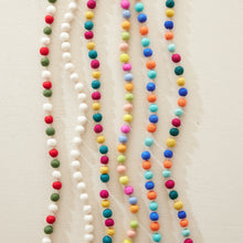 UTSHA Boho Mini Felt Ball Pompom Garland 200cm