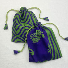 NIRMALA Recycled Sari Fabric Refillable Lavender Bag