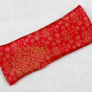 SALMEE Sari Fabric Weighted Aromatherapy Eye Pillow