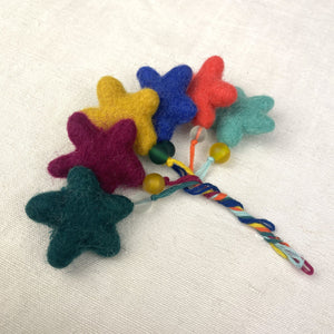 SUDARI Mini Felt Star Hanging Decoration