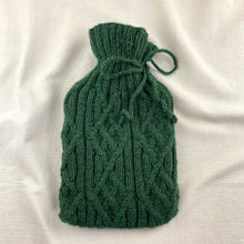 TAMASI Cable Handknit Wool Hot Water Bottle Cover