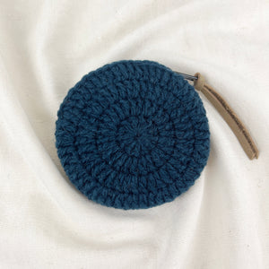 RICA Crochet Wool Circular Spiral Coin Purse